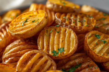 Air Fryer Accordion Potatoes 1