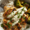 Chicken and Broccoli Bowls with Creamy Garlic Sauce 1