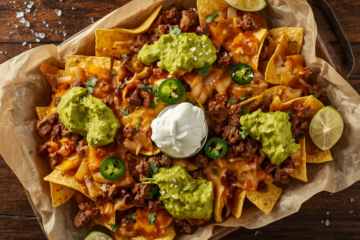 Chipotle Chicken Nachos with Jalapeño Yogurt 1