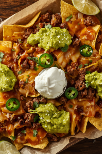 Chipotle Chicken Nachos with Jalapeño Yogurt 1