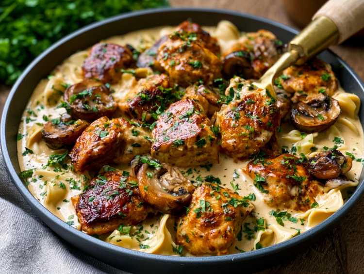 Creamy Chicken Stroganoff 1