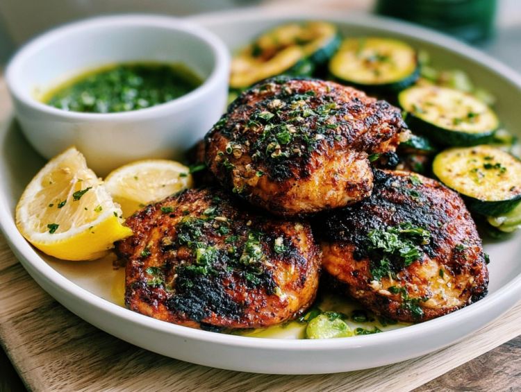 Easy Asado Chicken with Lemon Zucchini Sauté 1