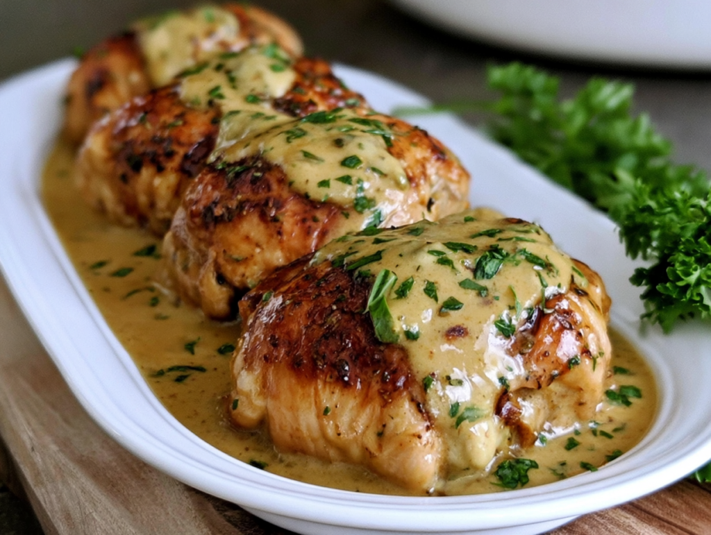 Easy Crockpot Chicken and Creamy Gravy Recipe 2