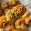 Garlic Parmesan Chicken Skewers 1
