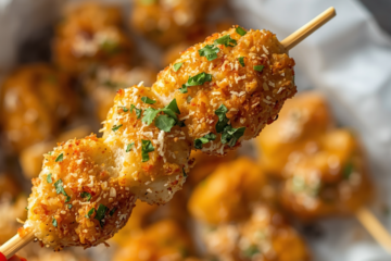 Garlic Parmesan Chicken Skewers 1