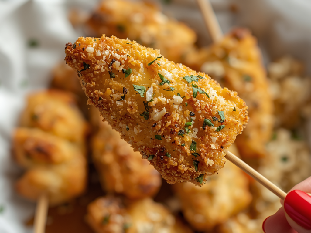 Garlic Parmesan Chicken Skewers 2