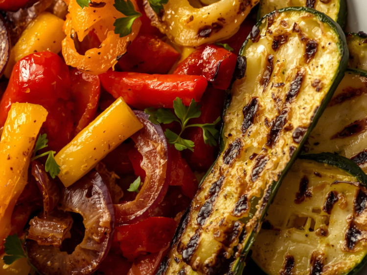 Grilled Vegetables with Balsamic Vinegar and Herbs 1