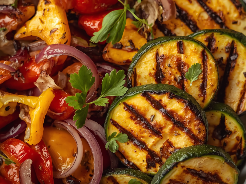 Grilled Vegetables with Balsamic Vinegar and Herbs 2