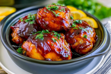 Sticky-Sweet Crockpot BBQ Chicken 1