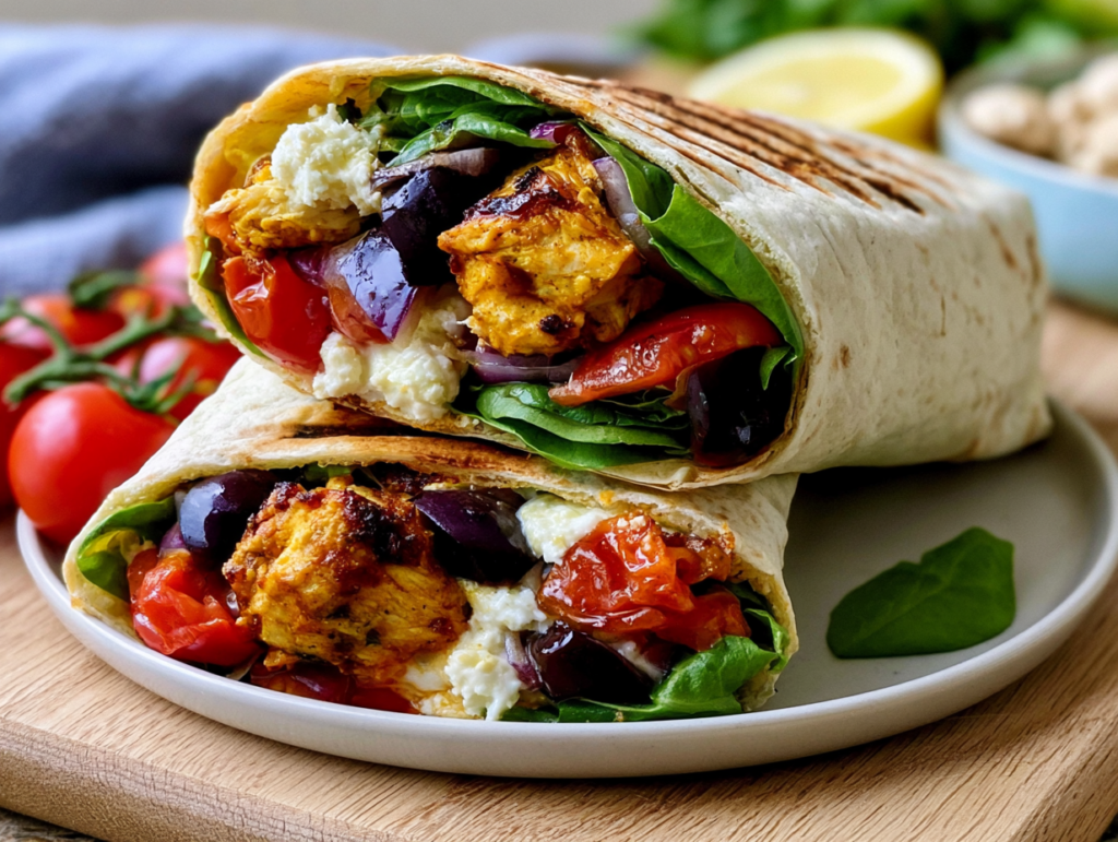 Amazing Mediterranean Chicken Wraps - Homemade Mastery 2