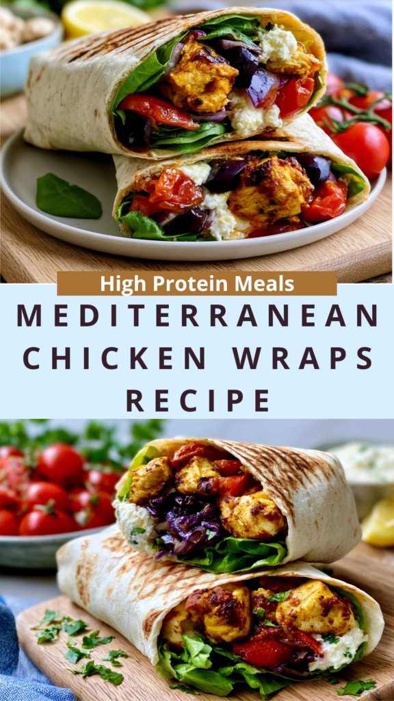 Amazing Mediterranean Chicken Wraps Recipe