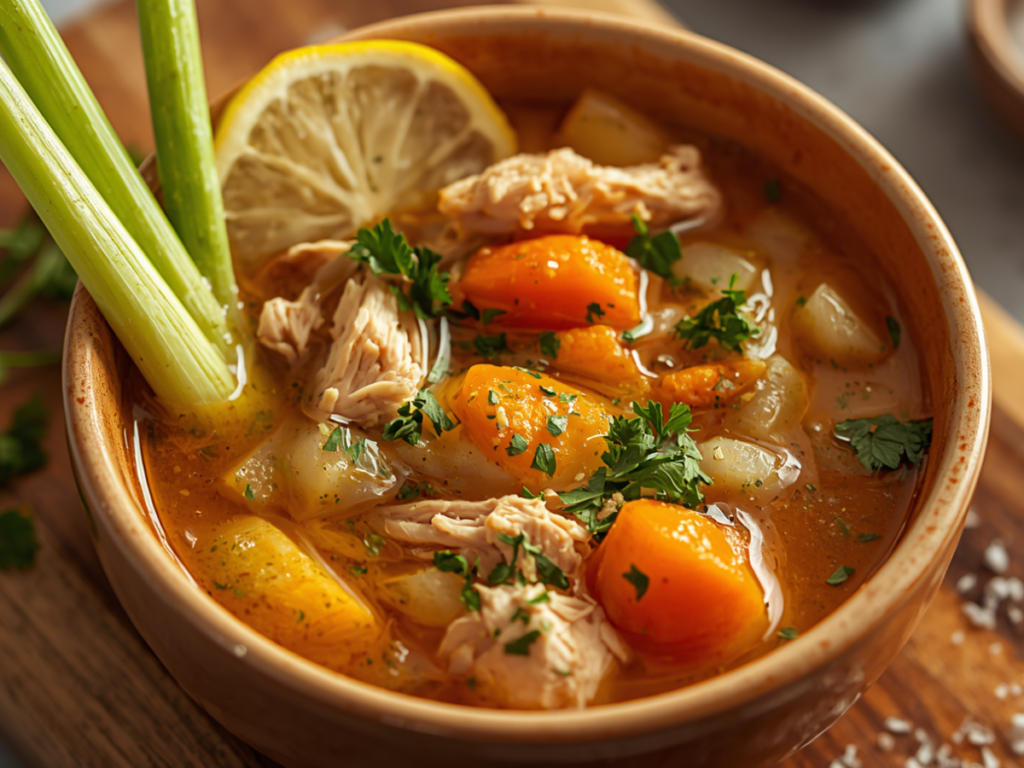 Anti-Inflammatory Turmeric Chicken Soup