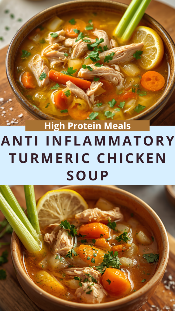 Anti-Inflammatory Turmeric Chicken Soup