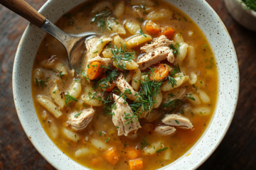 Authentic Greek Chicken Lemon Orzo Soup (Avgolemono) 1