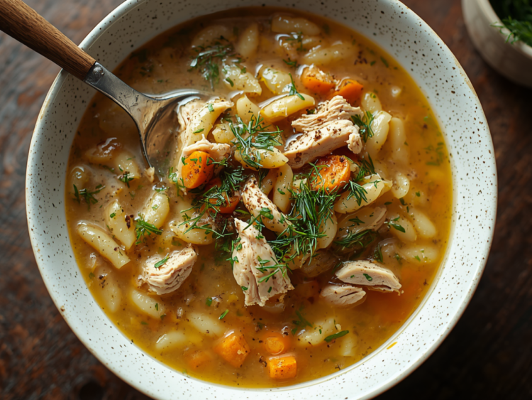 Authentic Greek Chicken Lemon Orzo Soup (Avgolemono) 1