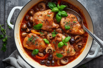 Authentic Italian Chicken Cacciatore Recipe 1