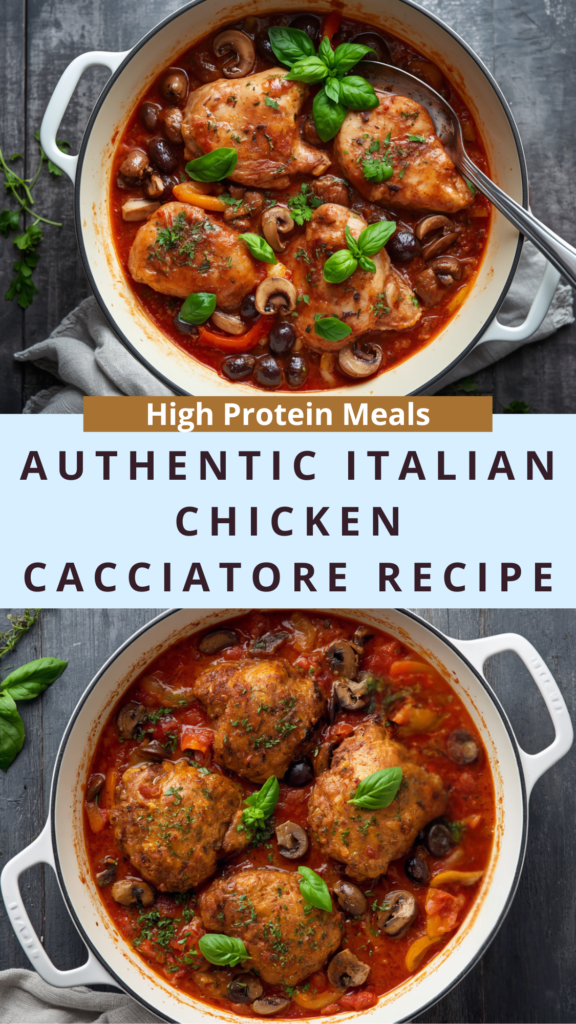 Authentic Italian Chicken Cacciatore Recipe