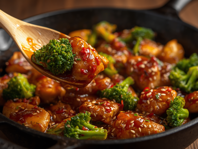 CHICKEN BROCCOLI STIR FRY 1