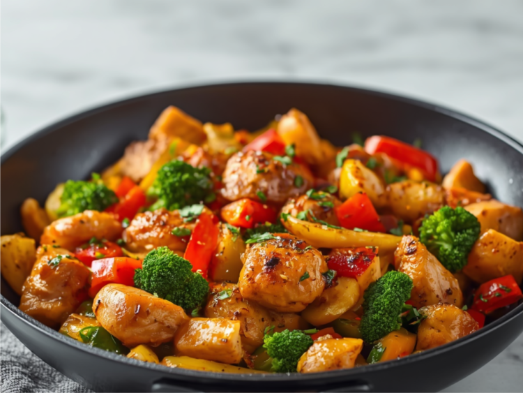 Chicken and Vegetables Skillet 1