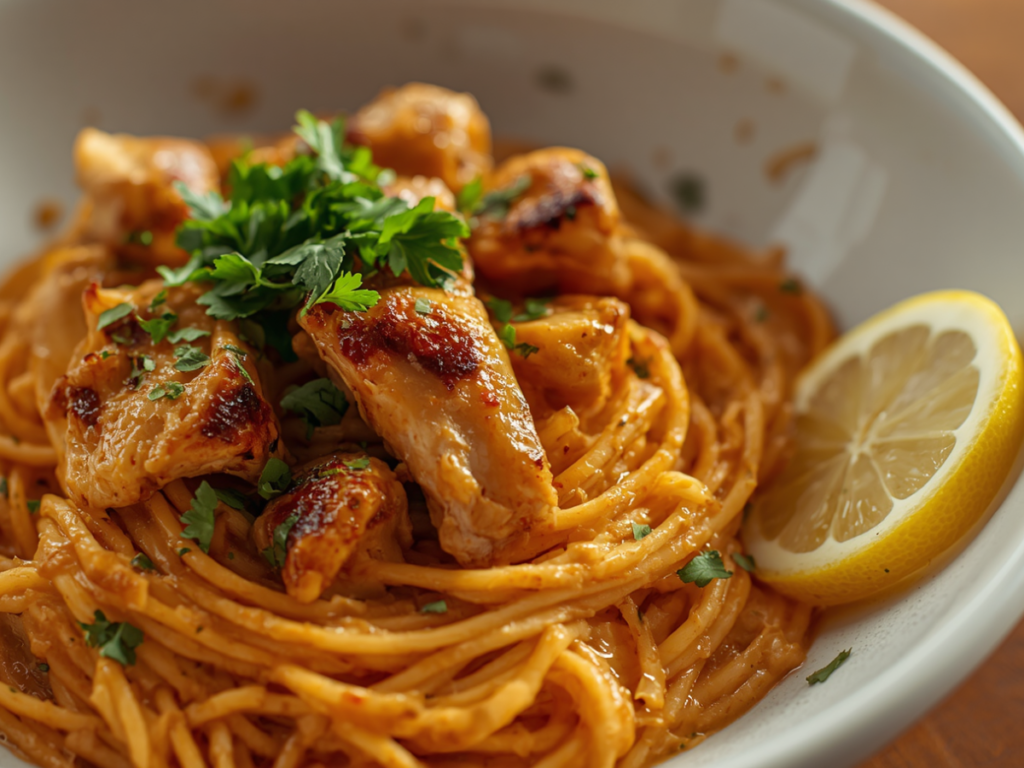 Cowboy Butter Chicken Pasta Linguine Recipe 2