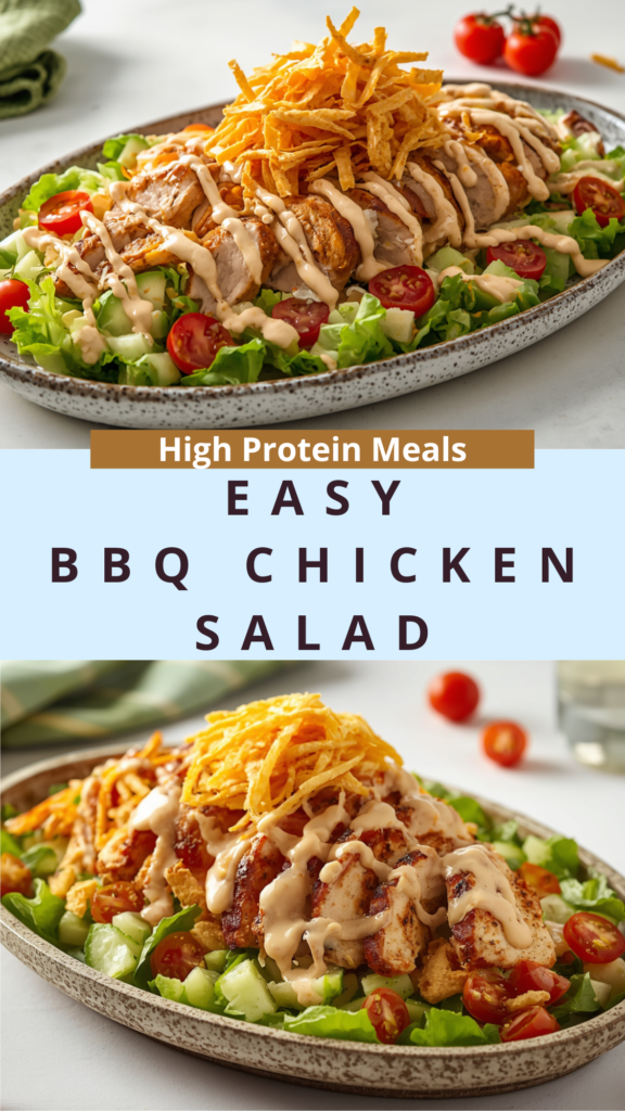 Easy BBQ Chicken Salad