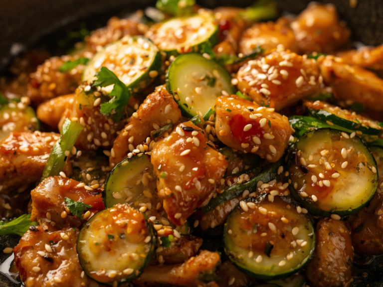 Easy Chicken Zucchini Stir-Fry 1