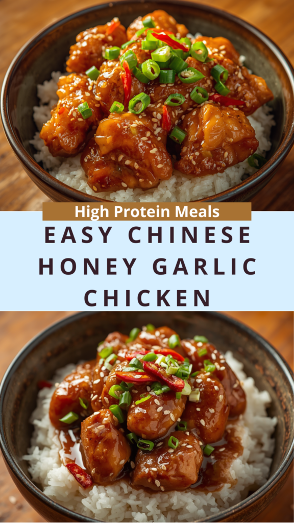 Easy Chinese Honey Garlic Chicken