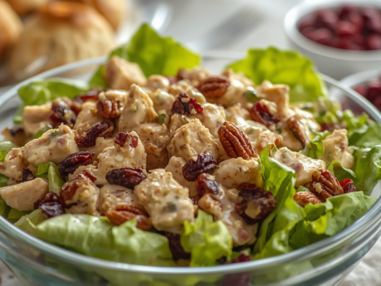 Easy Cranberry Pecan Chicken Salad Recipe 1
