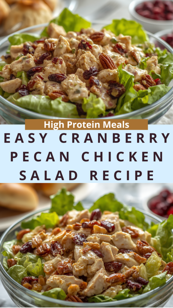 Easy Cranberry Pecan Chicken Salad Recipe
