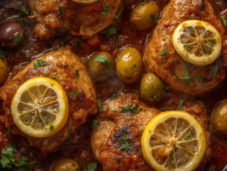 Easy one-pot meal Moroccan chicken 1