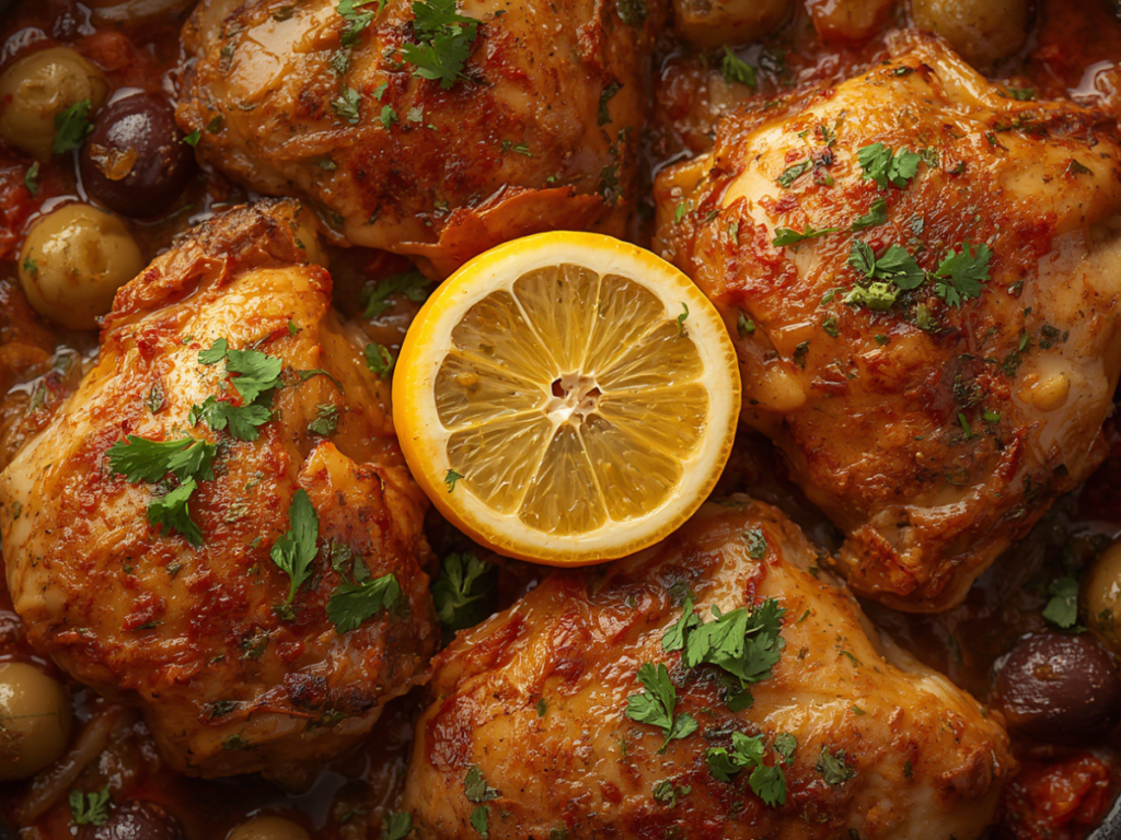 Easy one-pot meal Moroccan chicken 2