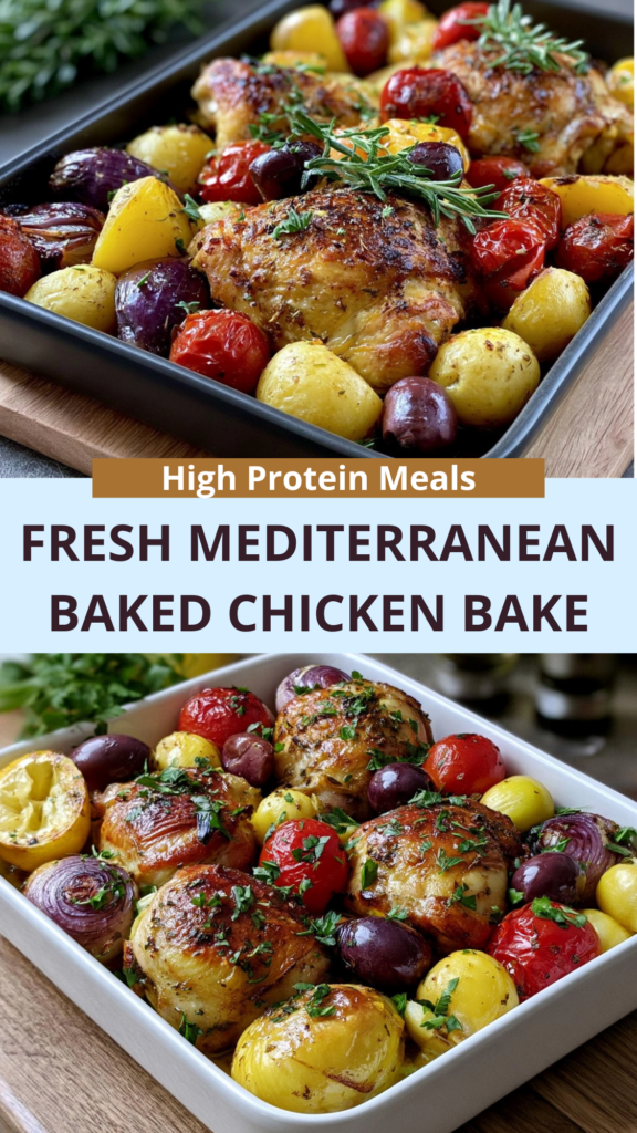 Fresh Mediterranean Baked Chicken Bake