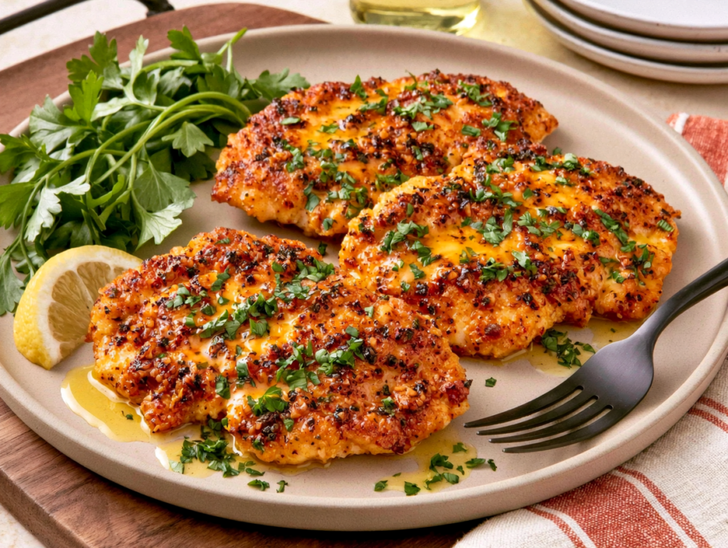 Garlic Butter Chicken Cutlets 2