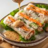 Giant Bang Bang Chicken Rice Paper Roll 1