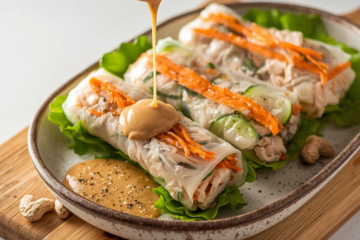 Giant Bang Bang Chicken Rice Paper Roll 1