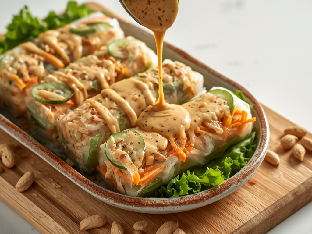 Giant Bang Bang Chicken Rice Paper Roll 2