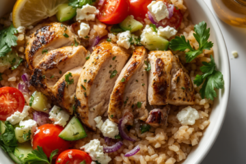 Greek Chicken Bowls 1