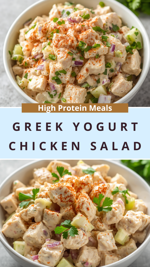 Healhty Greek Yogurt Chicken Salad