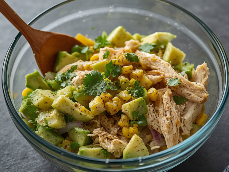 Healthy Avocado Chicken Salad 1