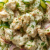 High Protein Cucumber Salad with chicken 1