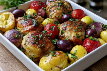 Mediterranean Baked Chicken Dinner 1