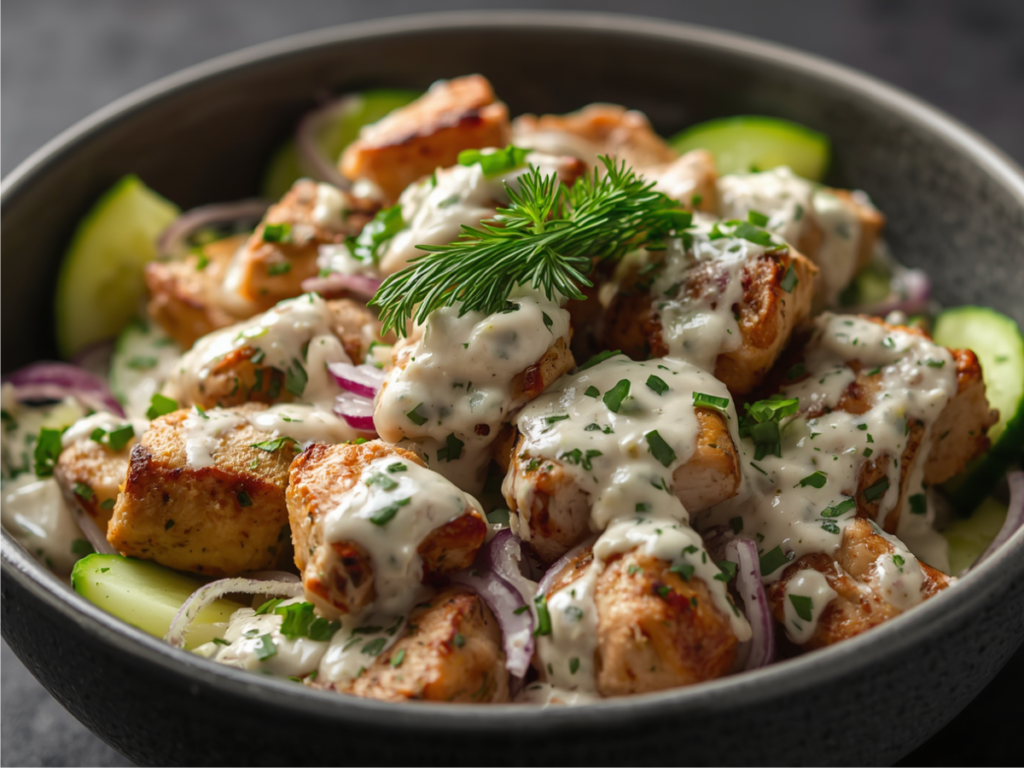 Mediterranean Tzatziki Chicken Salad 2