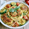 Parmesan Zucchini Tomato Chicken Spaghetti 1