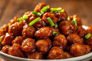 Sticky Honey Glazed Chicken Bites with Sweet and Savory Asian Flavors 1