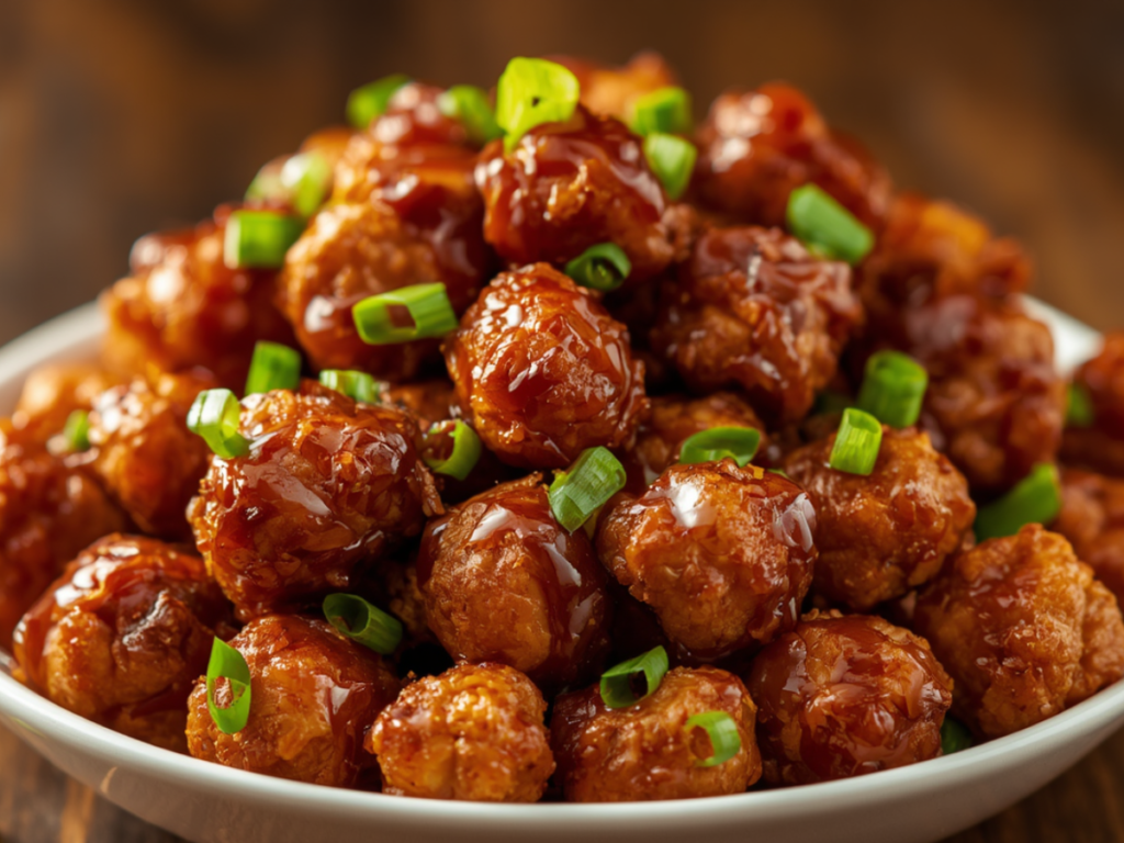 Sticky Honey Glazed Chicken Bites with Sweet and Savory Asian Flavors 2
