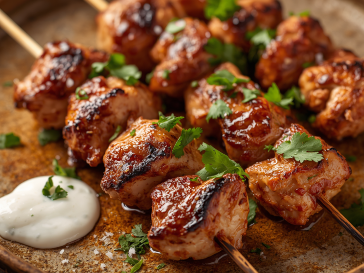 Tandoori Chicken Tikka Skewers 1