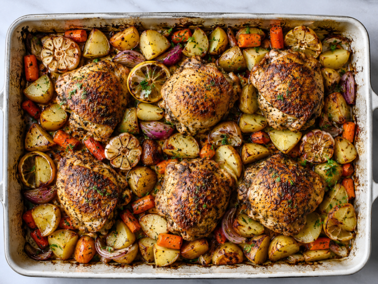 chicken and potatoes recipes ( lebanese food) 1