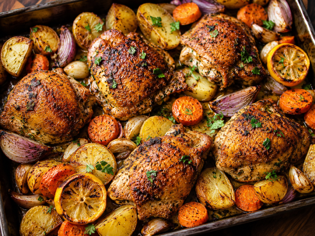 chicken and potatoes recipes ( lebanese food) 2