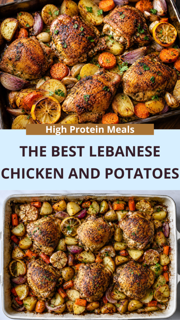 chicken and potatoes recipes (Lebanese food)