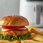 Air Fryer Ground Chicken Burger 2